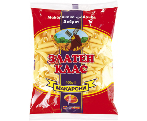 Макарони Златен клас 400г Моливи Макарони Златен клас 400г Моливи