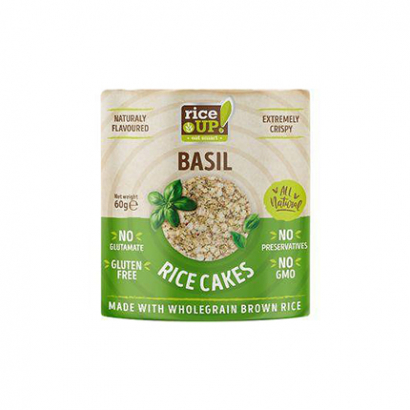 Пълнозърнести оризовки Райс Ъп 60г Босилек