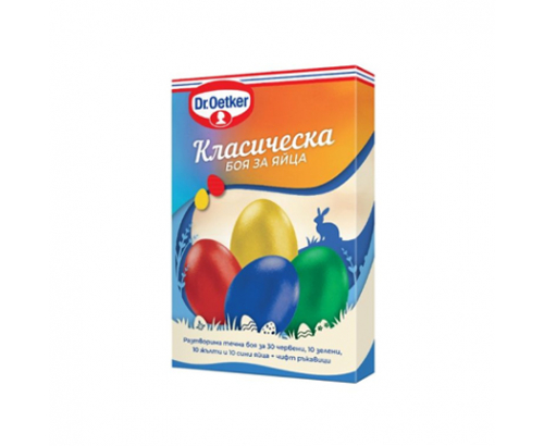 Боя за яйца Д-р Йоткер 4 цвята Боя за яйца Д-р Йоткер 4 цвята