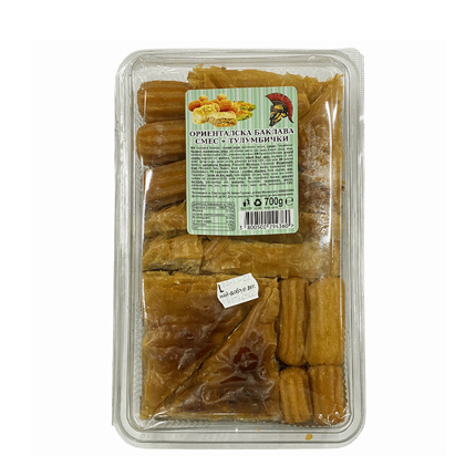 Баклава смес + тулумбички 700г