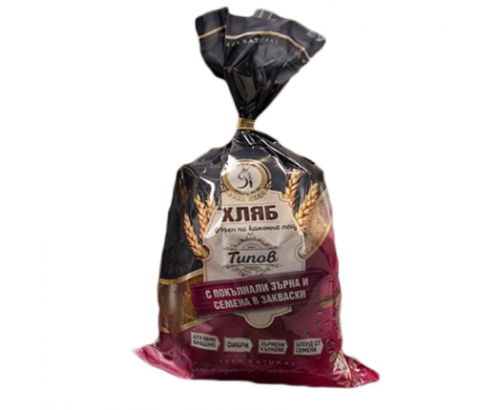 Хляб Ресен 400г Типов с покълнали семена и закваска Хляб Ресен 400г Типов с покълнали семена и закваска
