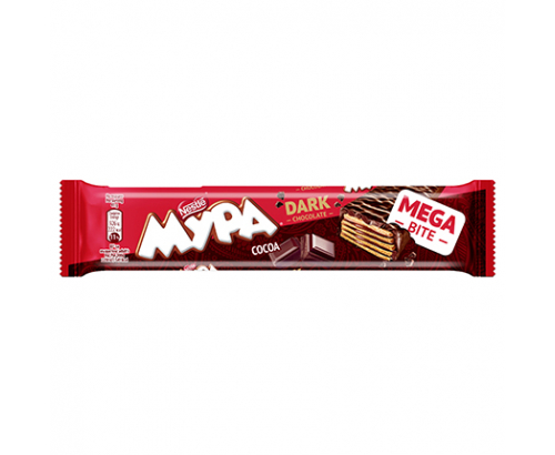 Вафла Мура Мега 45г Тъмен шоколад