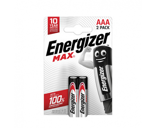 Батерии Енерджайзер 2бр ААА Алкални макс Батерии Енерджайзер 2бр ААА Алкални макс