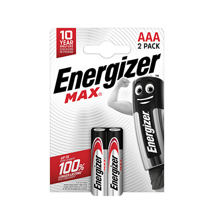 Батерии Енерджайзер 2бр ААА Алкални макс
