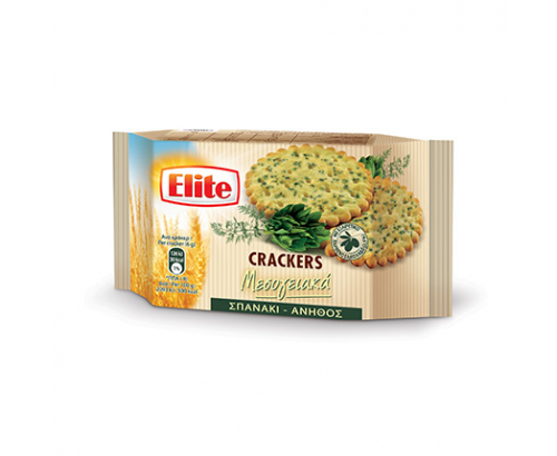 Крекери Елит 105г Спанак и копър Крекери Елит 105г Спанак и копър