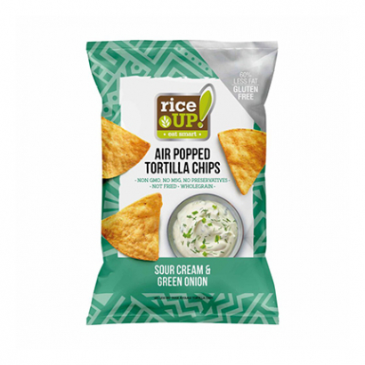 Тортила чипс Райс Ъп 60г Сметана и лук