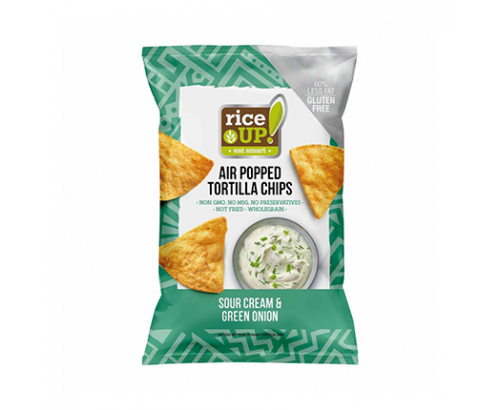 Тортила чипс Райс Ъп 60г Сметана и лук Тортила чипс Райс Ъп 60г Сметана и лук