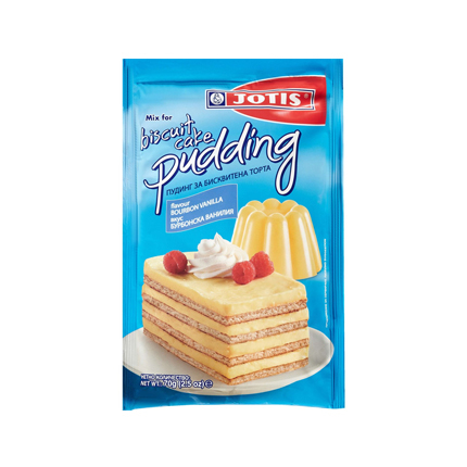 Пудинг за бисквитена торта Йотис 70г С вкус на бурбонска ванилия
