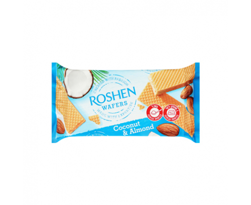 Вафли Рошен 216г С кокос и бадем Вафли Рошен 216г С кокос и бадем