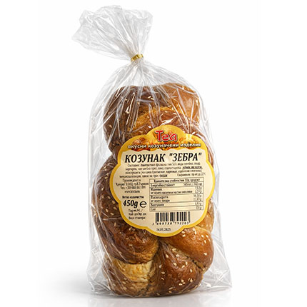 Козунак Теа 450г Зебра