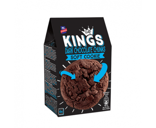 Бисквити Софт Кинг 160г Черен шоколад Бисквити Софт Кинг 160г Черен шоколад