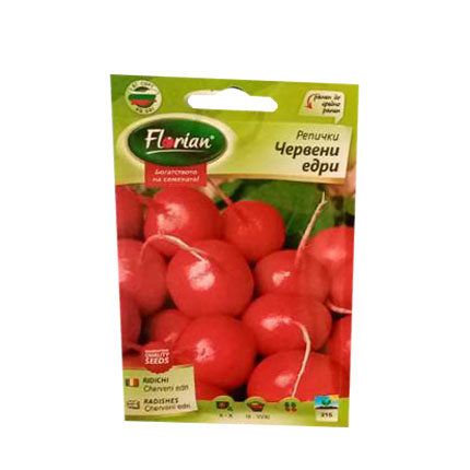 Семена на репички сорт Червени едри 5г