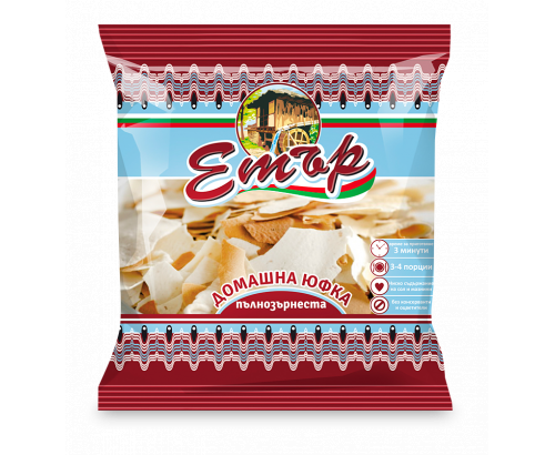 Домашна юфка Етър 200г Пълнозърнеста Домашна юфка Етър 200г Пълнозърнеста