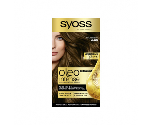 Боя за коса Саяз Олео Интенз 4-60 Златисто-кафяв Боя за коса Саяз Олео Интенз 4-60 Златисто-кафяв
