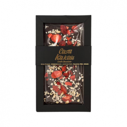 Тъмен шоколад Каса Какау 70г Ягода и лешник