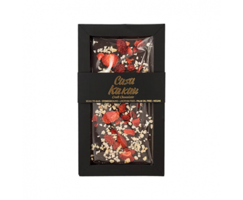 Тъмен шоколад Каса Какау 70г Ягода и лешник Тъмен шоколад Каса Какау 70г Ягода и лешник