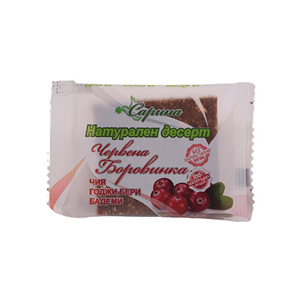Десерт Сарина 40г Червена боровинка