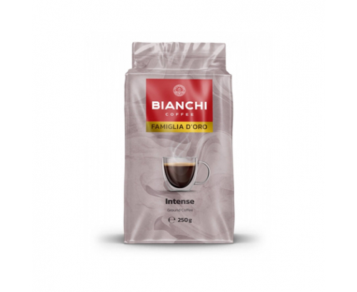 Мляно кафе Бианчи Фамилия Д'оро 250г Интенс Мляно кафе Бианчи Фамилия Д'оро 250г Интенс