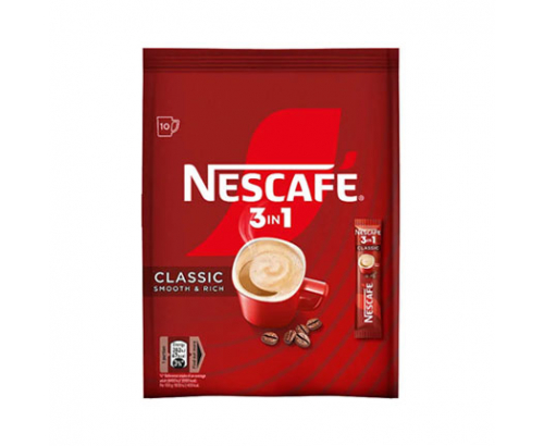 Кафе микс Нескафе 3в1 10х16,5г Класик Кафе микс Нескафе 3в1 10х16,5г Класик