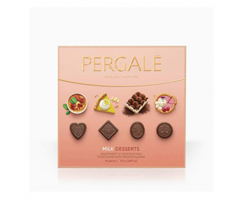 Шоколадови бонбони Пергале 113г Асорти с млечен шоколад Шоколадови бонбони Пергале 113г Асорти с млечен шоколад