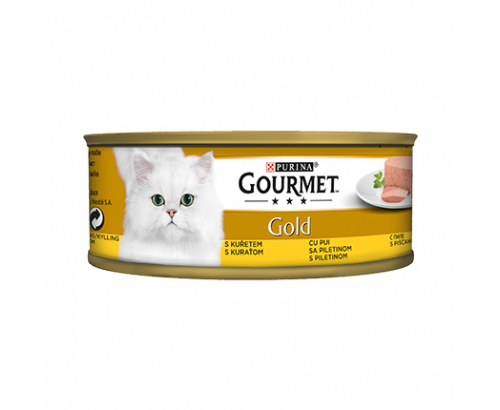 Храна за котки Гурме Голд 85г Пастет Пиле Храна за котки Гурме Голд 85г Пастет Пиле