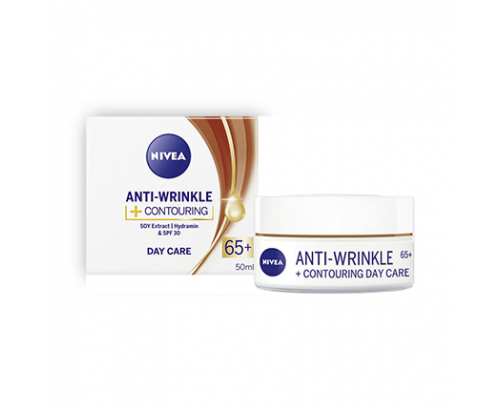Крем за лице Нивеа 50мл Дневен контуриращ 65+ Крем за лице Нивеа 50мл Дневен контуриращ 65+