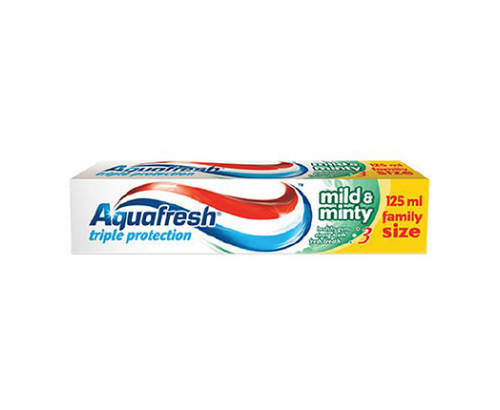 Паста за зъби Аквафреш Трипъл Протекшън 125мл Майлд енд Минти Паста за зъби Аквафреш Трипъл Протекшън 125мл Майлд енд Минти
