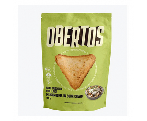 Брускети Обертос 100г Гъби и сметана Брускети Обертос 100г Гъби и сметана