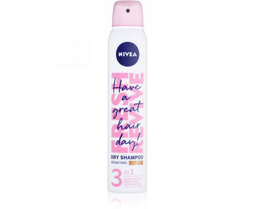 Шампоан Нивеа 200мл Сух 3в1 Кестеняви тонове Шампоан Нивеа 200мл Сух 3в1 Кестеняви тонове