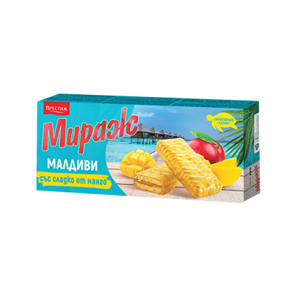 Бисквити Мираж 156г Манго