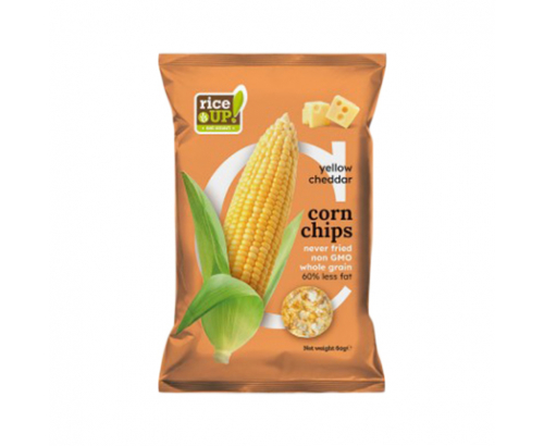 Царевичен чипс Райс Ъп 60г Чедър Царевичен чипс Райс Ъп 60г Чедър