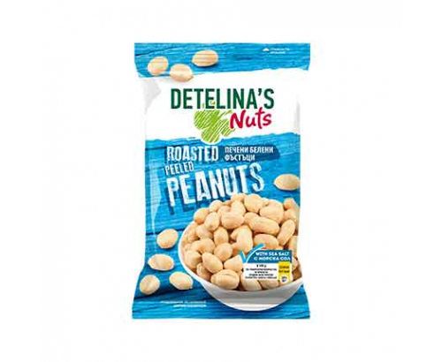 Белени фъстъци с морска сол Детелина 80г Белени фъстъци с морска сол Детелина 80г