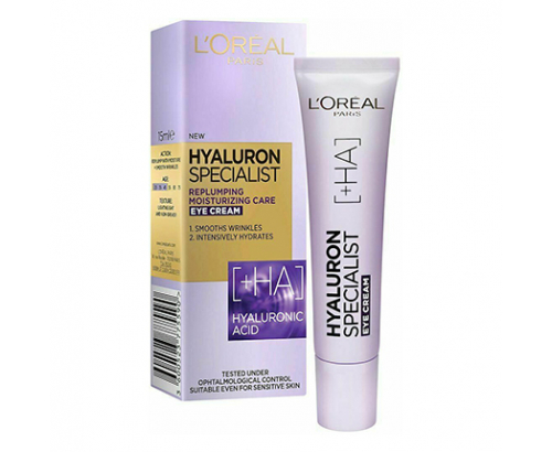 Околоочен крем Лореал Хиалурон Експерт 15мл Околоочен крем Лореал Хиалурон Експерт 15мл
