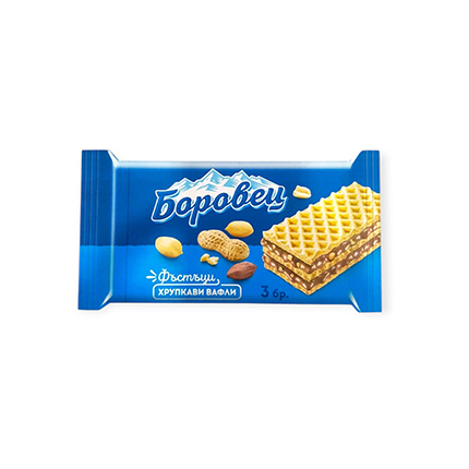 Вафли Боровец 38г С фъстъци