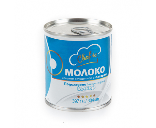 Кондензирано мляко Шеф ис Молоко 397г Кондензирано мляко Шеф ис Молоко 397г