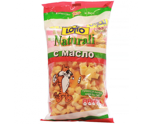 Снакс Лото Натурал 60г Масло Снакс Лото Натурал 60г Масло