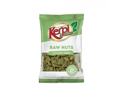 Сурови белени тиквени семки Керпи 80г Сурови белени тиквени семки Керпи 80г