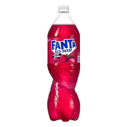 Газирана напитка Фанта 1,5л Малина Без захар