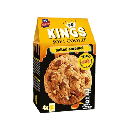 Бисквити Софт Кинг 160г Шоколад и солен карамел