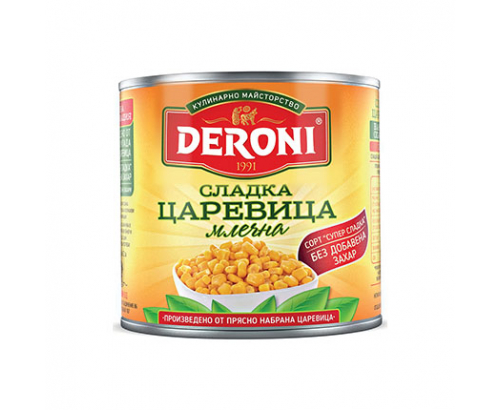 Сладка царевица млечна Дерони 340г Сладка царевица млечна Дерони 340г