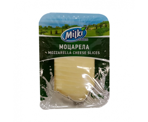 Моцарела Милки Дрийм 150г Слайс Моцарела Милки Дрийм 150г Слайс