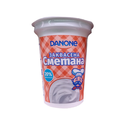 Заквасена сметана Данон 380г