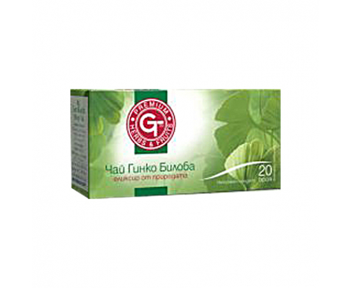 Чай Премиум 20бр Гинко билоба Чай Премиум 20бр Гинко билоба