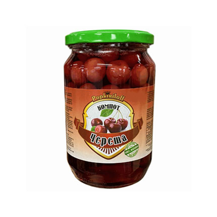 Компот Попкирилов 720мл Череша