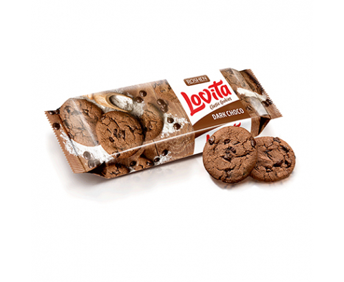Бисквити Кукис Ловита Чоко 150г Черен Шоколад Бисквити Кукис Ловита Чоко 150г Черен Шоколад