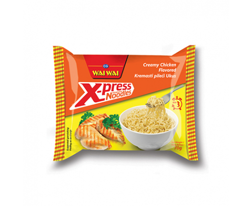 Инстантни спагети Уай Уай Експрес 70г Пиле със сметана Инстантни спагети Уай Уай Експрес 70г Пиле със сметана