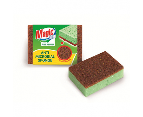 Гъба Антибактериална Меджик клийн 2бр Гъба Антибактериална Меджик клийн 2бр