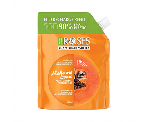 Душ гел Роузес 600мл Папая пълнител Душ гел Роузес 600мл Папая пълнител