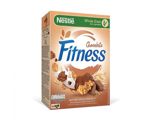 Зърнена закуска Нестле Фитнес 375г Шоколад Зърнена закуска Нестле Фитнес 375г Шоколад