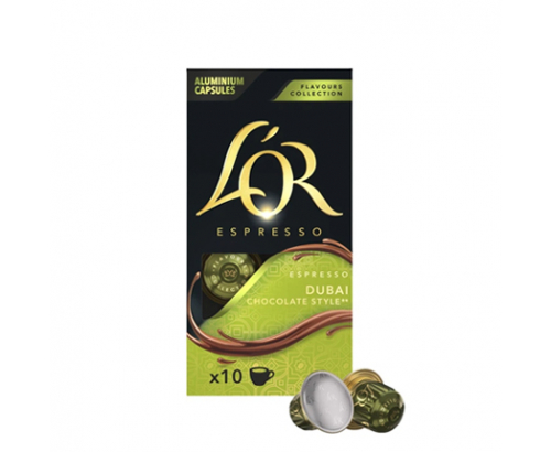 Кафе капсули Лор 10бр Дубайски шоколад Кафе капсули Лор 10бр Дубайски шоколад